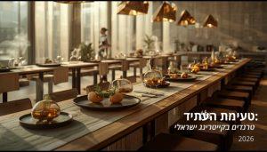 טרנדים בקייטרינג ואירועים 2026 - מגמות חדשות בעולם הקייטרינג הישראלי